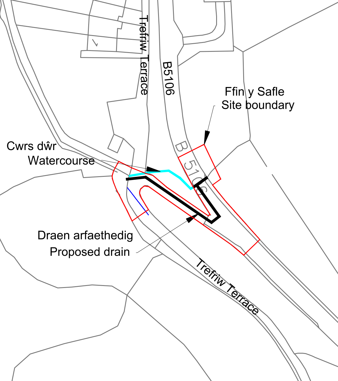 Coed Gwydyr south site map