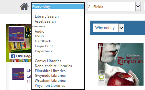 Quick search (library catalogue)