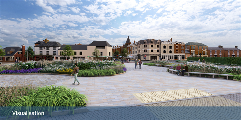 Station forecourt visualisation