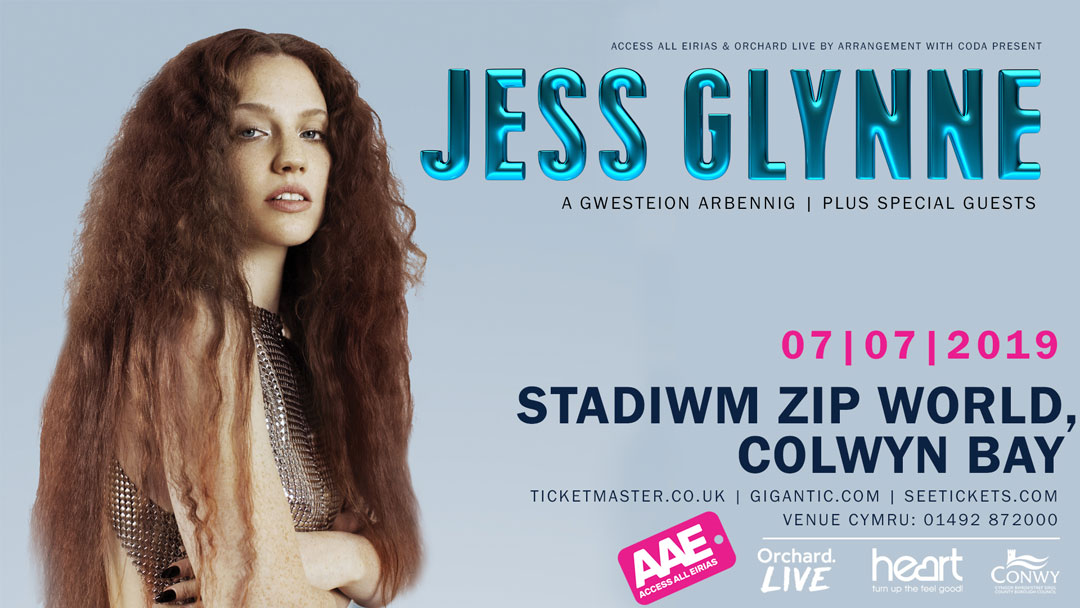 Jess Glynne, Stadiwm Zip World