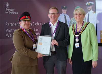 Gold Level Award: Defence Employer Recognition Scheme