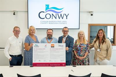 Conwy signs the Twf Charter