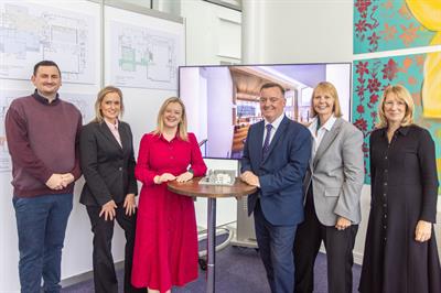 Jayne Bryant visit to Venue Cymru