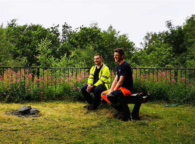 Chris and Joe (Countryside Warden placement 2021)