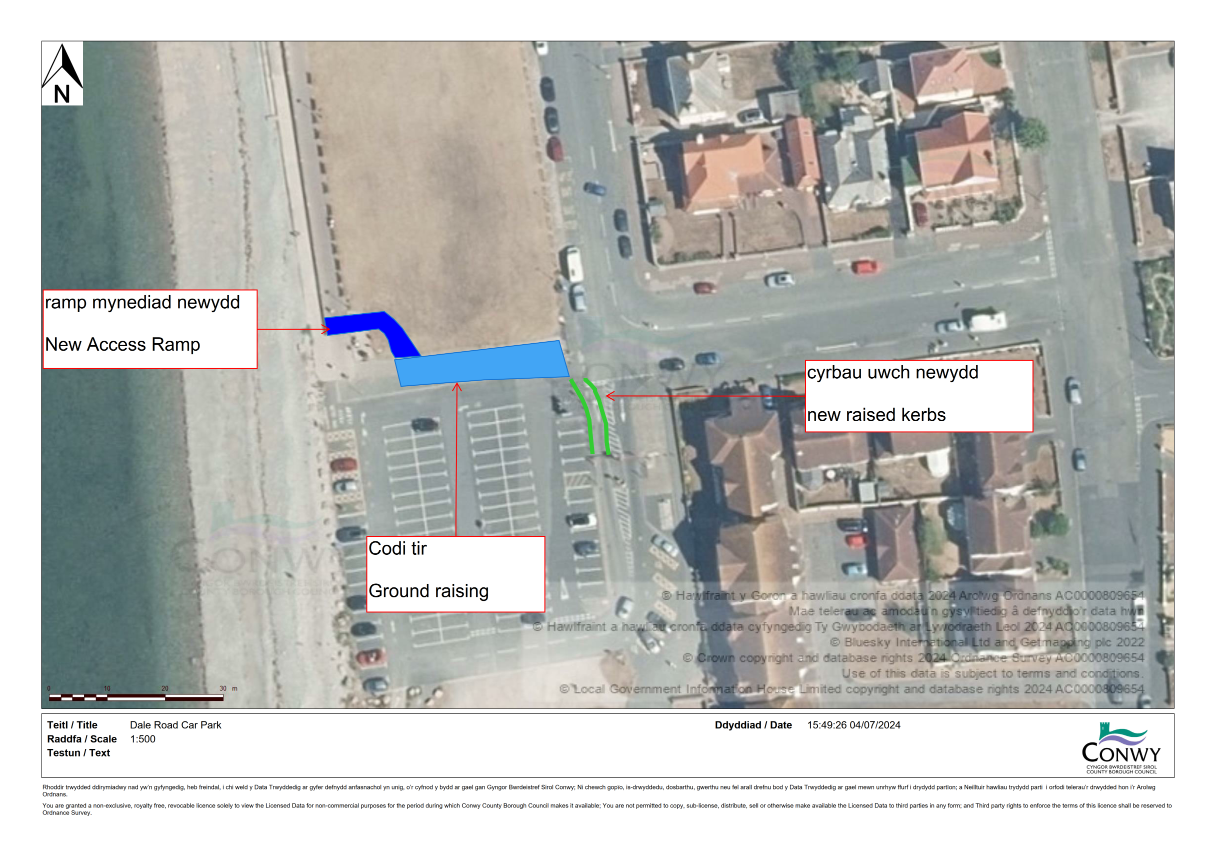 Dale Road car park work