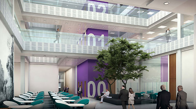 Artist Impression - Atrium view