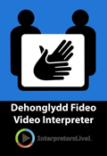 Video interpreter sign