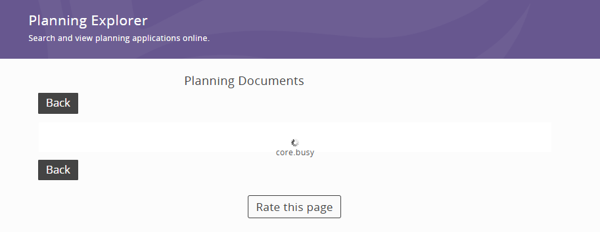 Screenshot showing core busy error message.