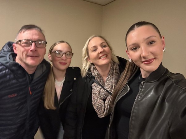 Mark, Catrin, Marie and Eleri.