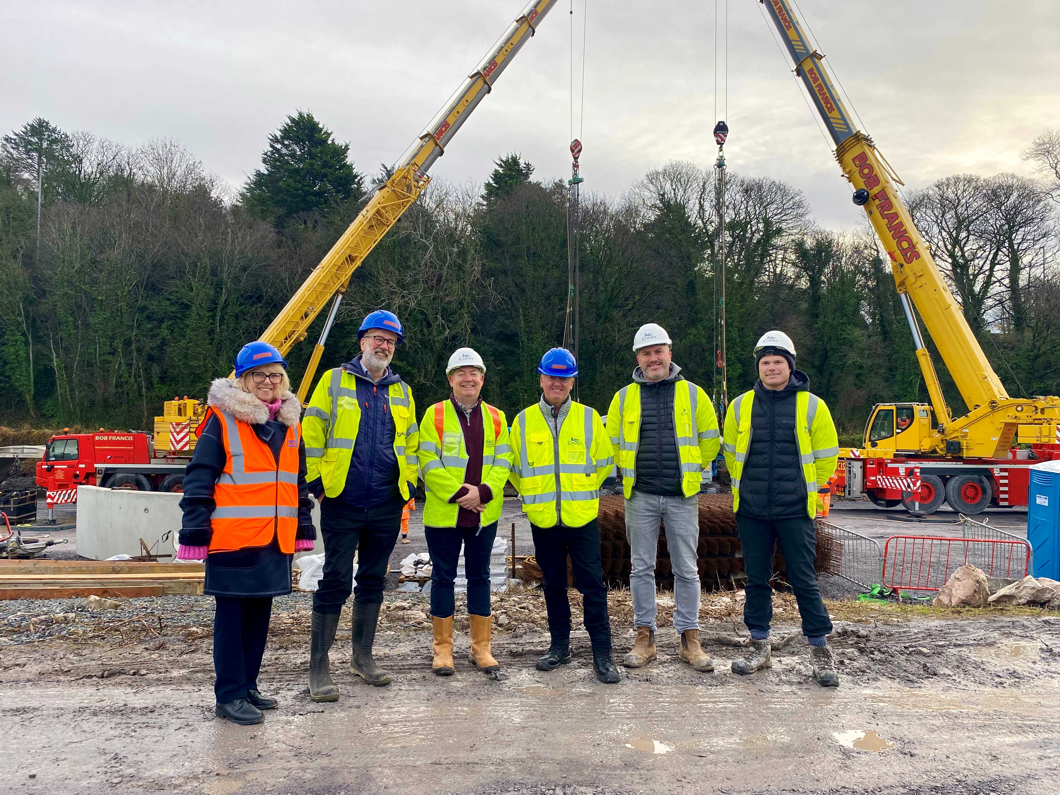 Phase 2 of work on Glan Conwy to Llandudno Junction path