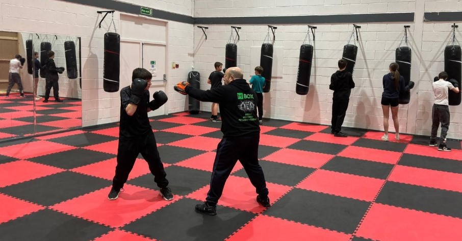 Boxercise session