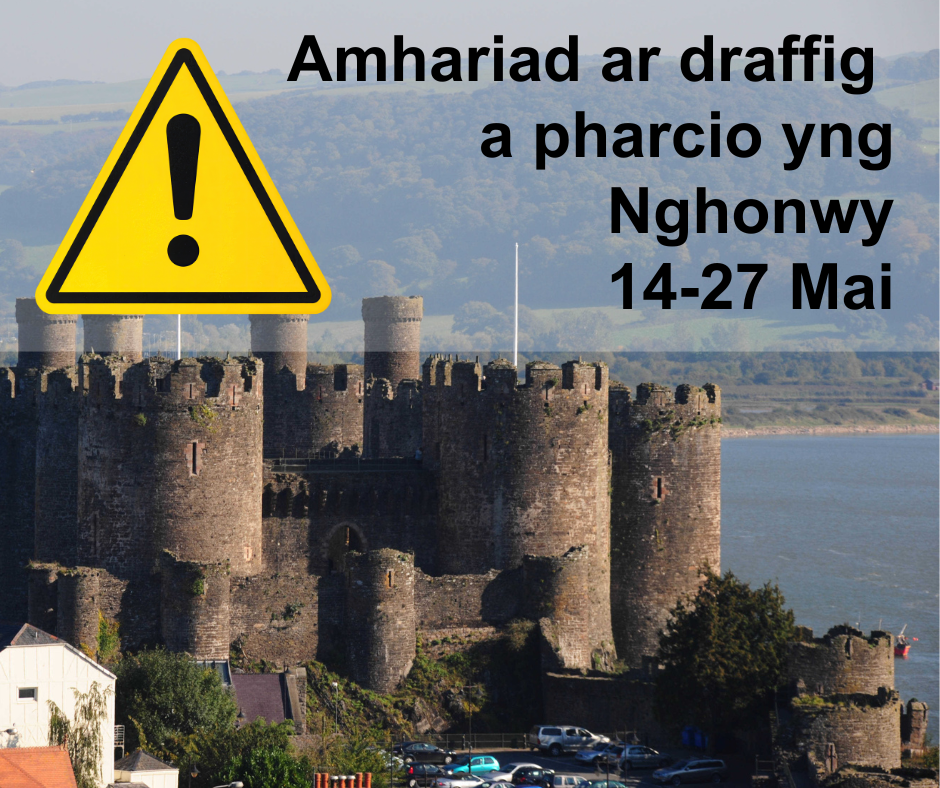 Amhariad ar draffig a pharcio