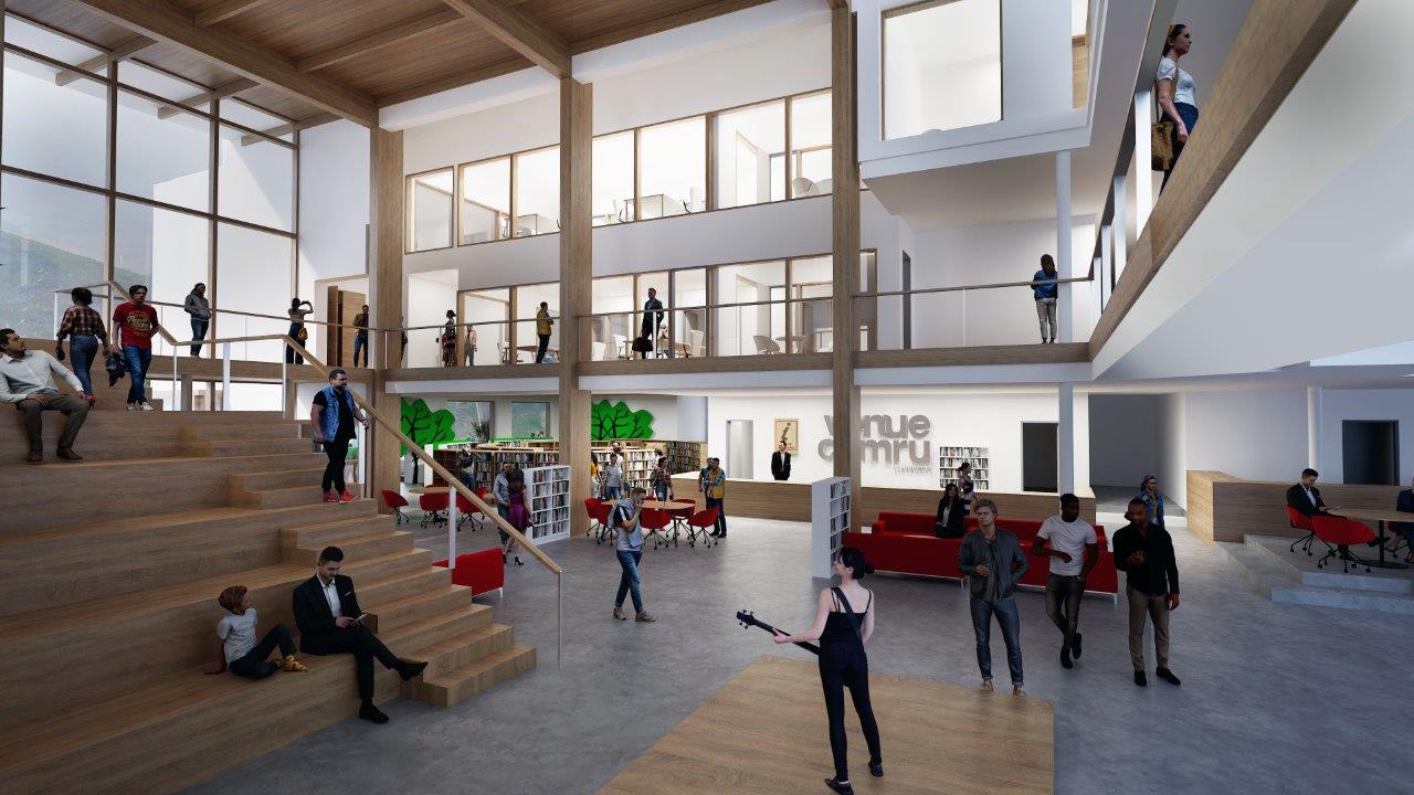 Artist’s Impression for Venue Cymru